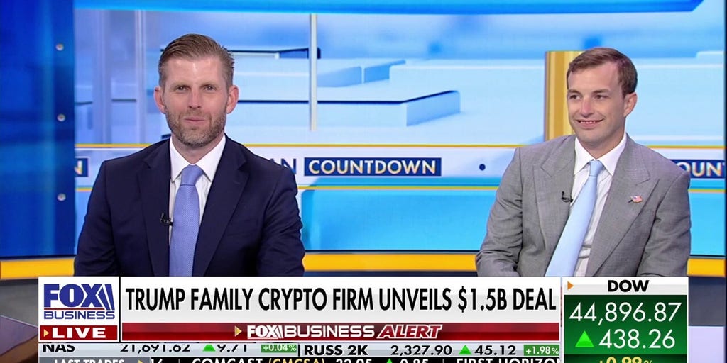 Eric Trump discutiendo sobre criptomonedas