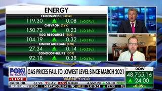 National gas prices hit lowest level since March 2021