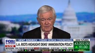 Newsom sided with illegal immigrants waving flags and burning cars: Newt Gingrich 