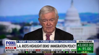 Newsom sided with illegal immigrants waving flags and burning cars: Newt Gingrich