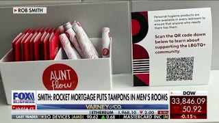 Rocket Mortgage puts tampons in men's bathrooms: Rob Smith - Fox Business Video