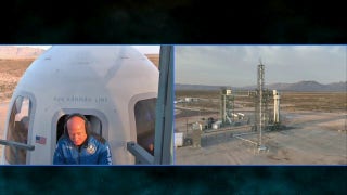 Jeff Bezos gives pep talk to Blue Origin's all-female crew, including Katy Perry, Gayle King and Lauren Sanchez - Fox Business Video