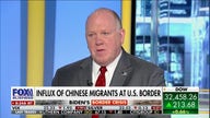 Chinese migrants crossing US border is ‘very concerning’: Tom Homan