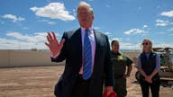 Trump visits the US-Mexico border wall in Calexico, California 