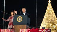 President Trump, First Lady light the White House Christmas tree