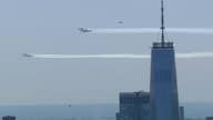 Thunderbirds, Blue Angels salute coronavirus first responders with flyovers