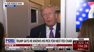 Trump says he knows his pick for next Fed chair