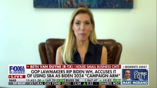 Biden admin is using taxpayer dollars to basically campaign: Rep. Van Duyne - Fox Business Video