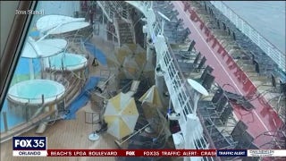 Royal Caribbean cruise ship passengers scramble during freak storm - Fox Business Video
