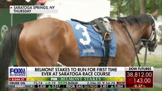 Belmont Stakes runs its first-ever race at Saratoga Race Course - Fox Business Video