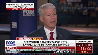 Energy secretary calls out Biden admin for pushing taxpayers’ money ‘out the door’