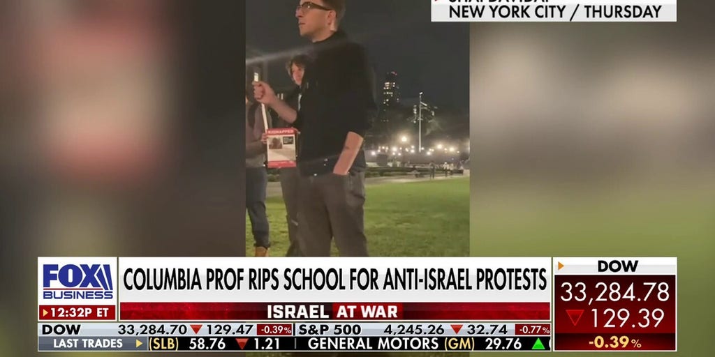 Columbia Professor Rips School's Anti-Israel Protests | Fox Business Video