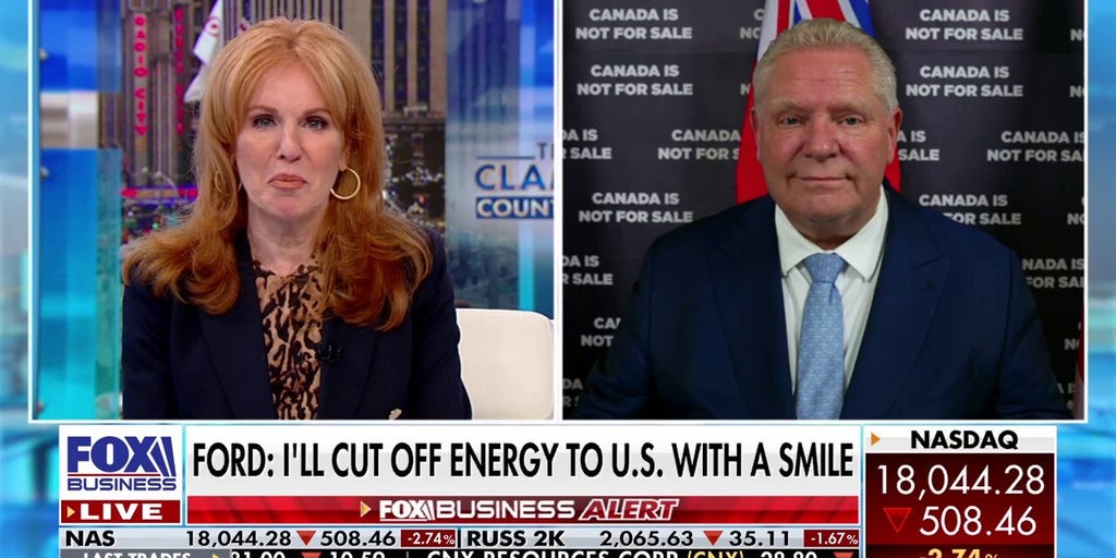 Ontario Premier will impose 25% tariff on electricity in 3 states | Fox Business Video