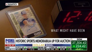 Tom Brady autographed Montreal Expos baseball card up for auction - Fox Business Video
