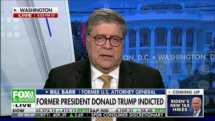 Bill Barr: Trump indictment is an abomination