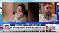 North Carolina man uses private helicopter to rescue baby and mother