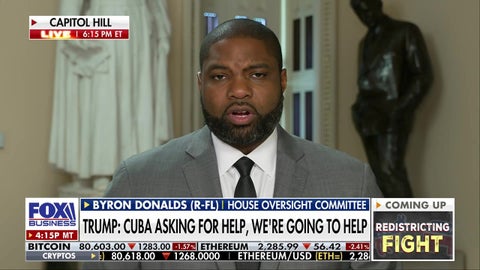 Rep Byron Donalds calls for &lsquo;FREE Cuba&rsquo; as Trump signals possible talks - Fox Business News