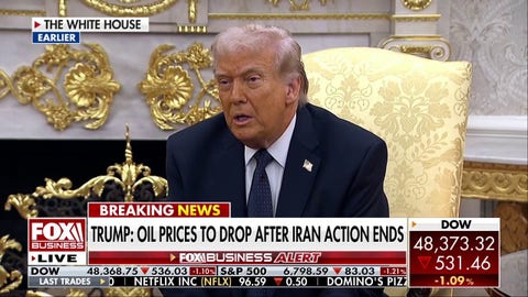 Trump vows oil prices will drop after Iran action ends, JP Morgan calls turmoil 'buy the dip' moment - Fox Business News