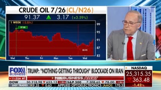 We have all the cards here, Kudlow says: 'Lets face it'