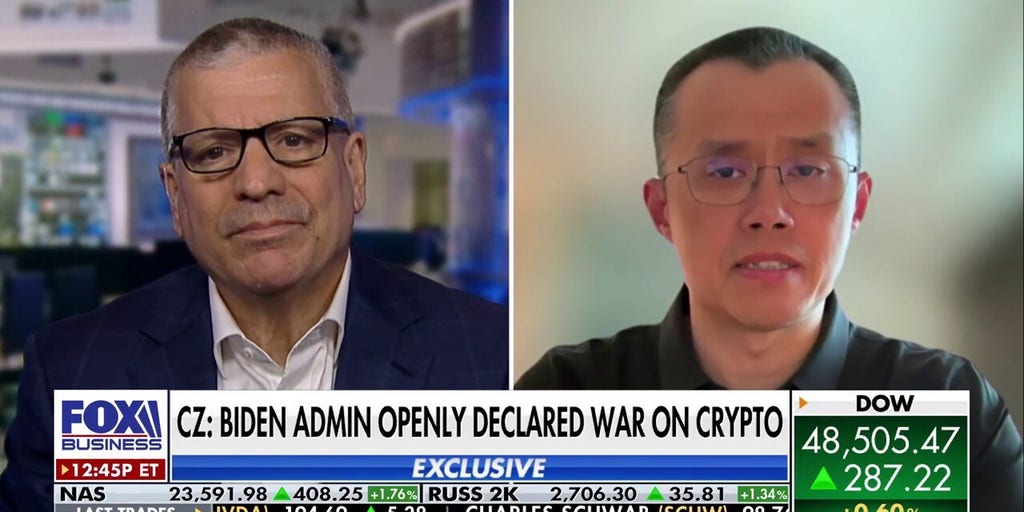 Binance’s CZ says Biden crackdown led to prison in FOX Business interview | Fox Business Video