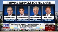 Trump shares list of four in the running to become the next Fed chair