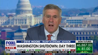 Steve Moore: Democrats losing shutdown fight as Republicans hold strong