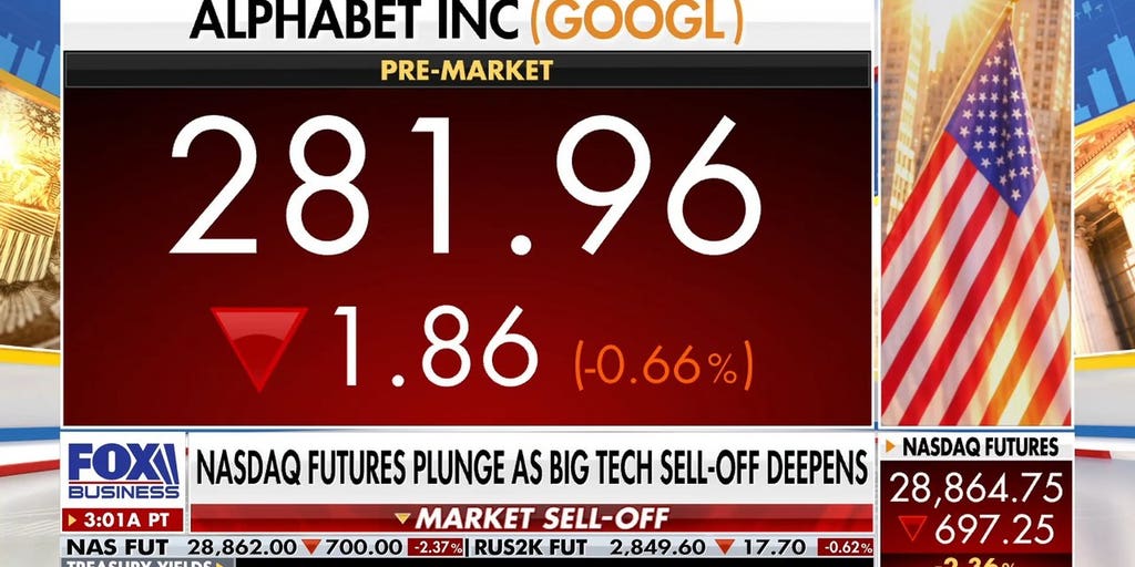 Big Tech stocks plunge as AI spending concerns rattle investors