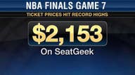 NBA finals tickets skyrocket