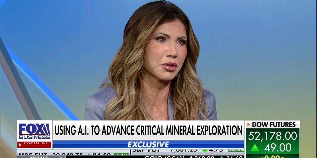Krisit Noem details Trump’s critical minerals push as AI demand surges