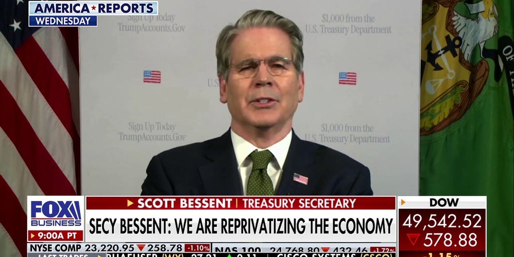Bessent declares US is 'reprivatizing the economy': Trump policies are paying off