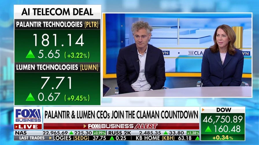 Palantir CEO Alex Karp explains why 'we are in an AI arms race' on 'The Claman Countdown'