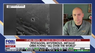F/A-18 pilot: I saw dark grey objects inside of a clear sphere while flying - Fox Business Video