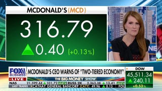 McDonald’s CEO warns of two-tier economy