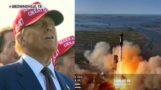 Trump joins Elon Musk to watch SpaceX Starship rocket launch - Fox Business Video