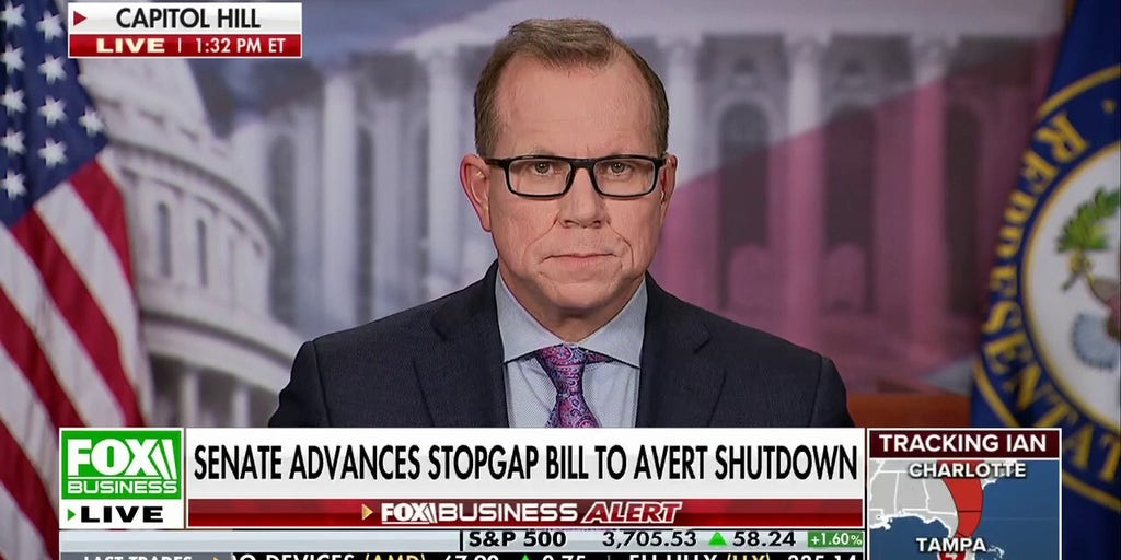 Stopgap funding bill advanced by Senate to keep government's lights on