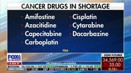 Shortages on cancer drugs being tracked by FDA