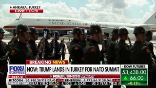 President Trump lands in Turkey for NATO summit amid global tensions