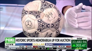Diego Maradona's historic 'Hand of God' World Cup soccer ball up for auction - Fox Business Video