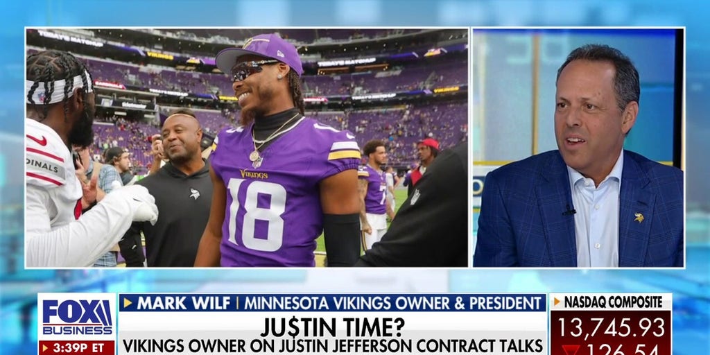 Minnesota Vikings owner Mark Wilf discusses Justin Jefferson contract talks