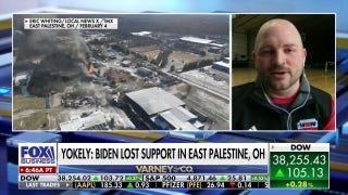 East Palestine resident DJ Yokley warns Biden ahead of train wreck visit: 'Not going to be good' - Fox Business Video