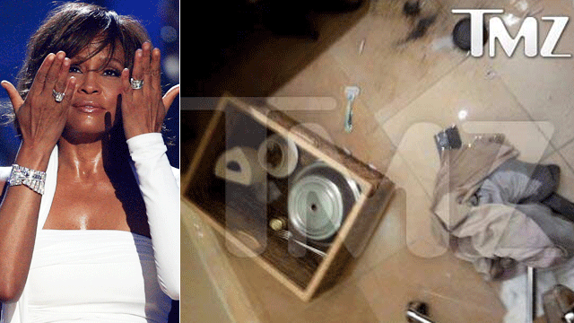 Haunting photos of Whitney Houston's hotel room reportedly show details ...