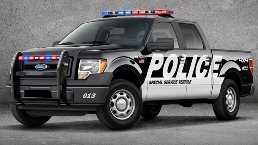 Ford f 150 police radio console #7