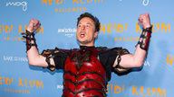 ELON THE WARRIOR: Musk dresses up for star-studded Halloween party as Twitter layoffs loom