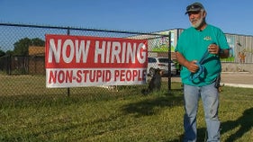 Fed-up business owner causes a storm with blunt message to applicants