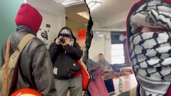 Columbia students confront anti-Israel agitators who stormed classroom