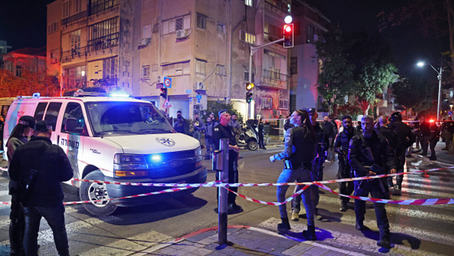 Suspect stabs four innocent bystanders in Tel Aviv terror attack