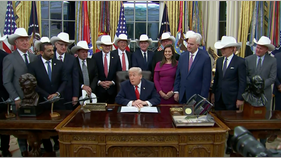 President Donald Trump participates in a bill signing ceremony - Fox Business News