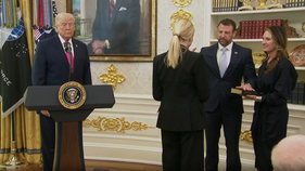 Trump participates in swearing-in of DHS Secretary Markwayne Mullin - Fox Business News