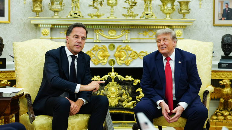 WATCH LIVE: Trump and NATO Secretary General Rutte take reporter questions at the White House - Fox Business News