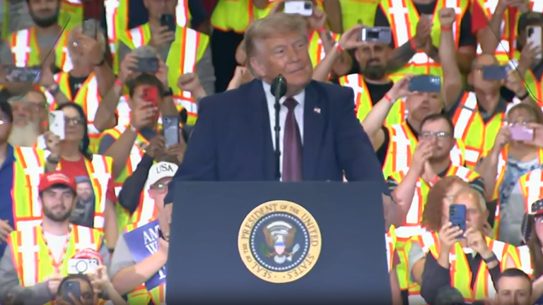 WATCH LIVE: Trump speaks on economy at Mack Trucks in Pennsylvania - Fox Business News